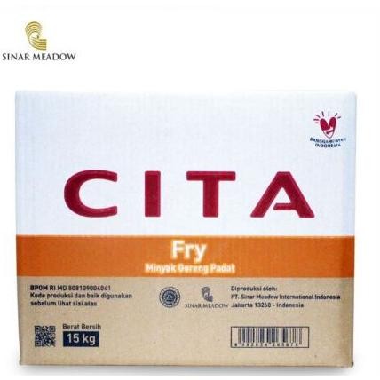 

Cita Fry Minyak Goreng Padat 15kg Frying Fat - Minyak Goreng Padat Gosend Grab RB10