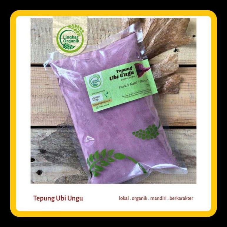 

Tepung Ubi Ungu 500 Gram - Lingkar Organik - Gluten Free - MPASI - Organik - Anti Oksidan