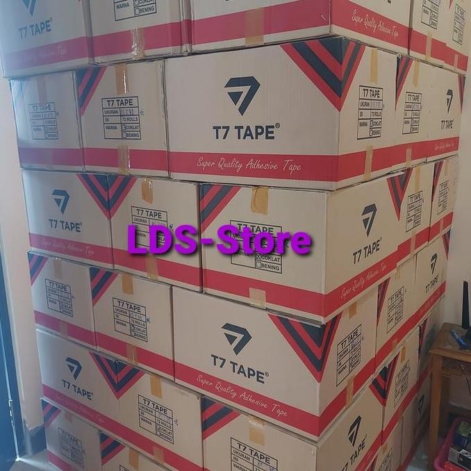 

Khusus Instant Lakban Bening Coklat T7 Tape Uk 45Mm X 90 Yard - 2 Dus Co