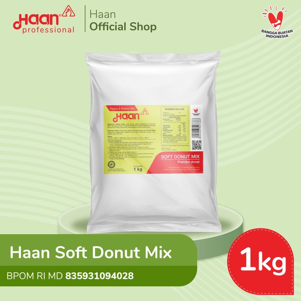 

Haan Donut Mix - Soft - Tepung Premix Donut Lembut