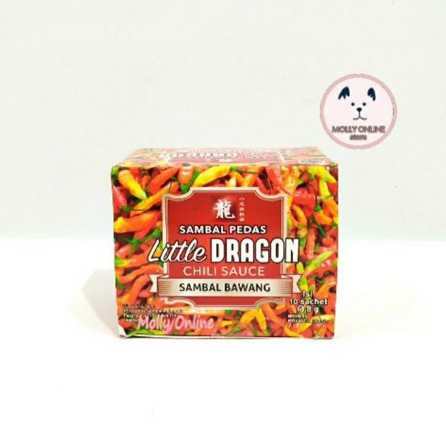

Little Dragon Sambal Bawang Box 10 Sachet Sambel Pedas Chilli Sauce RB10