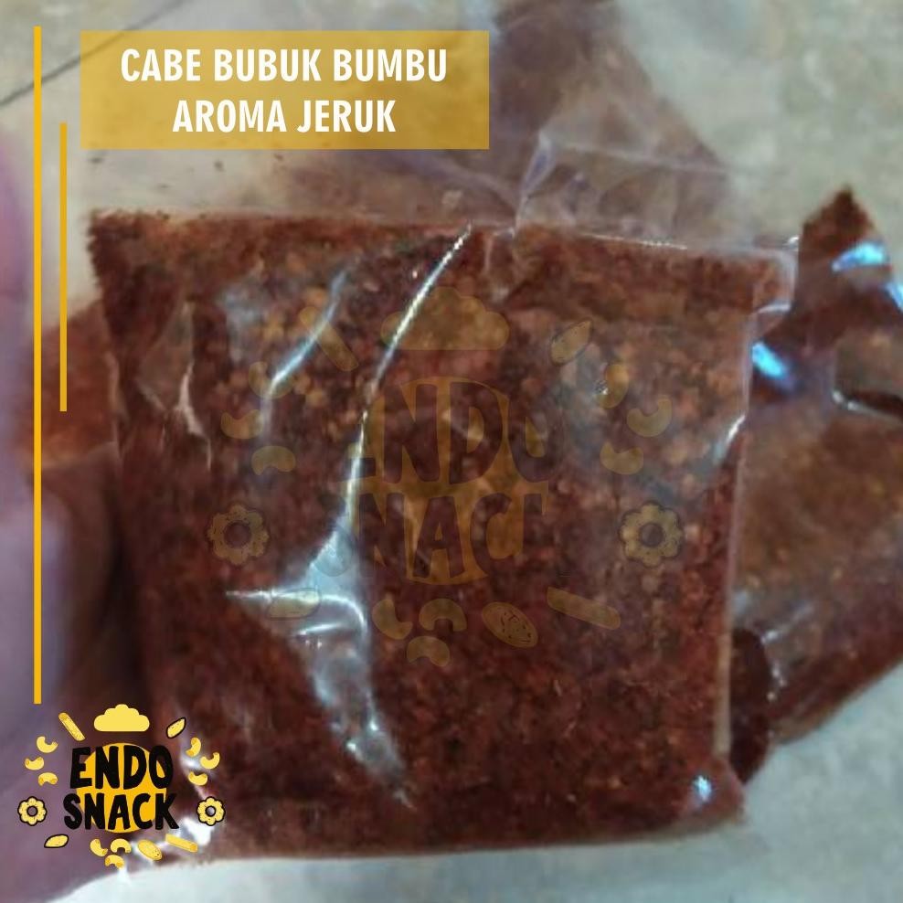 

400Gr Cabe Bubuk Kering Aroma Daun Jeruk Dijamin Pedaas RB10