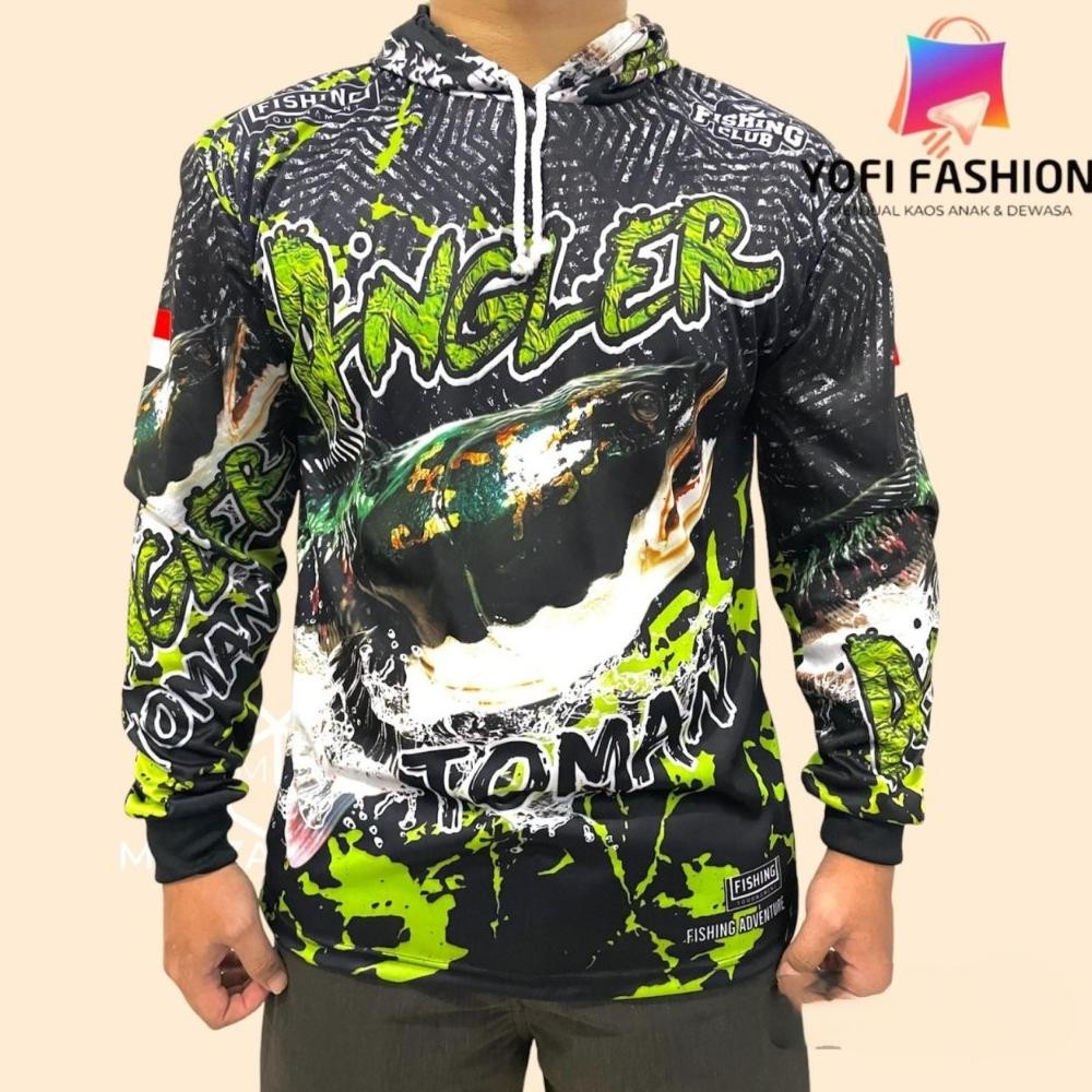 JERSEY MANCING BAJU MANCING LENGAN PANJANG KAOS MANCING LENGAN PANJANG