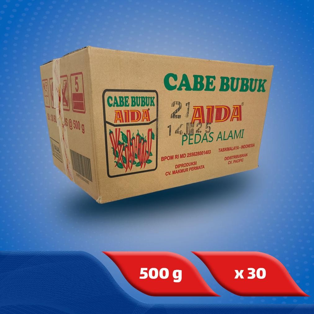 

Aida Cabe Bubuk / Giling 500 g x 30 Pcs RB10