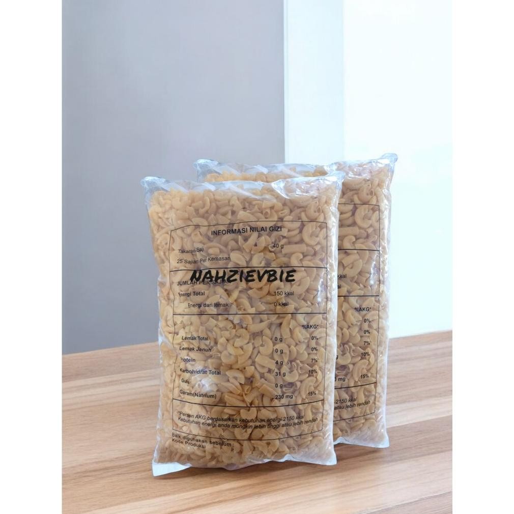 

Makaroni Mekar Delon Hijau 1kg Renyah Gurih RB10