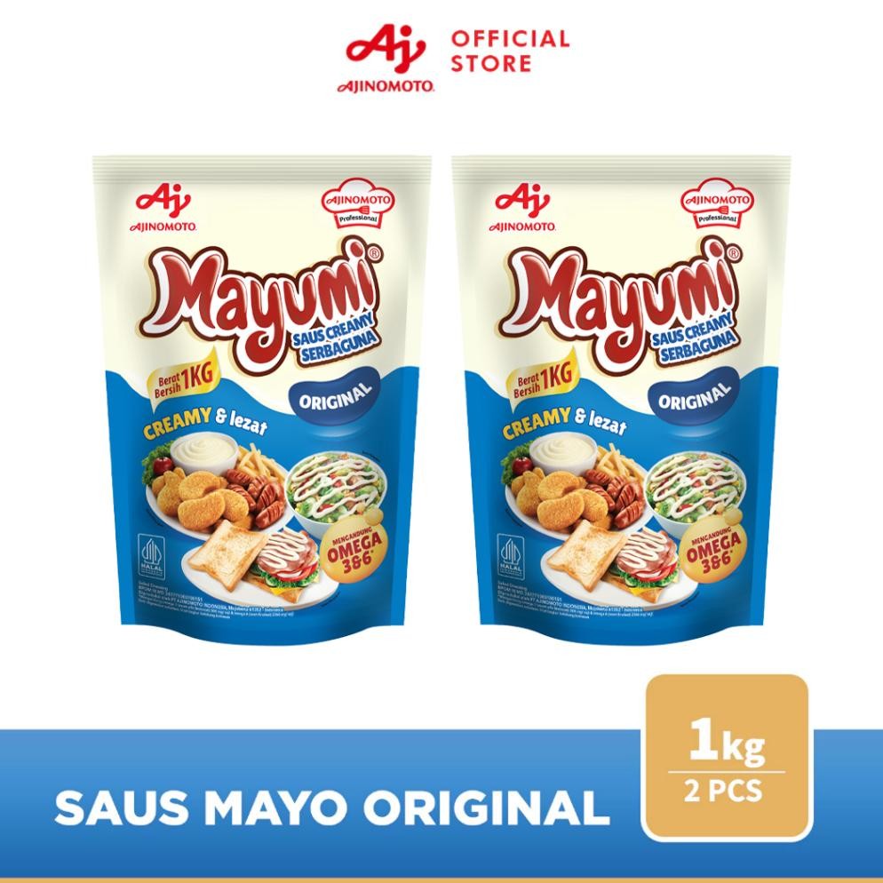 

MAYUMI Mayonaise Saus Mayo 1 Kg (2 pcs)