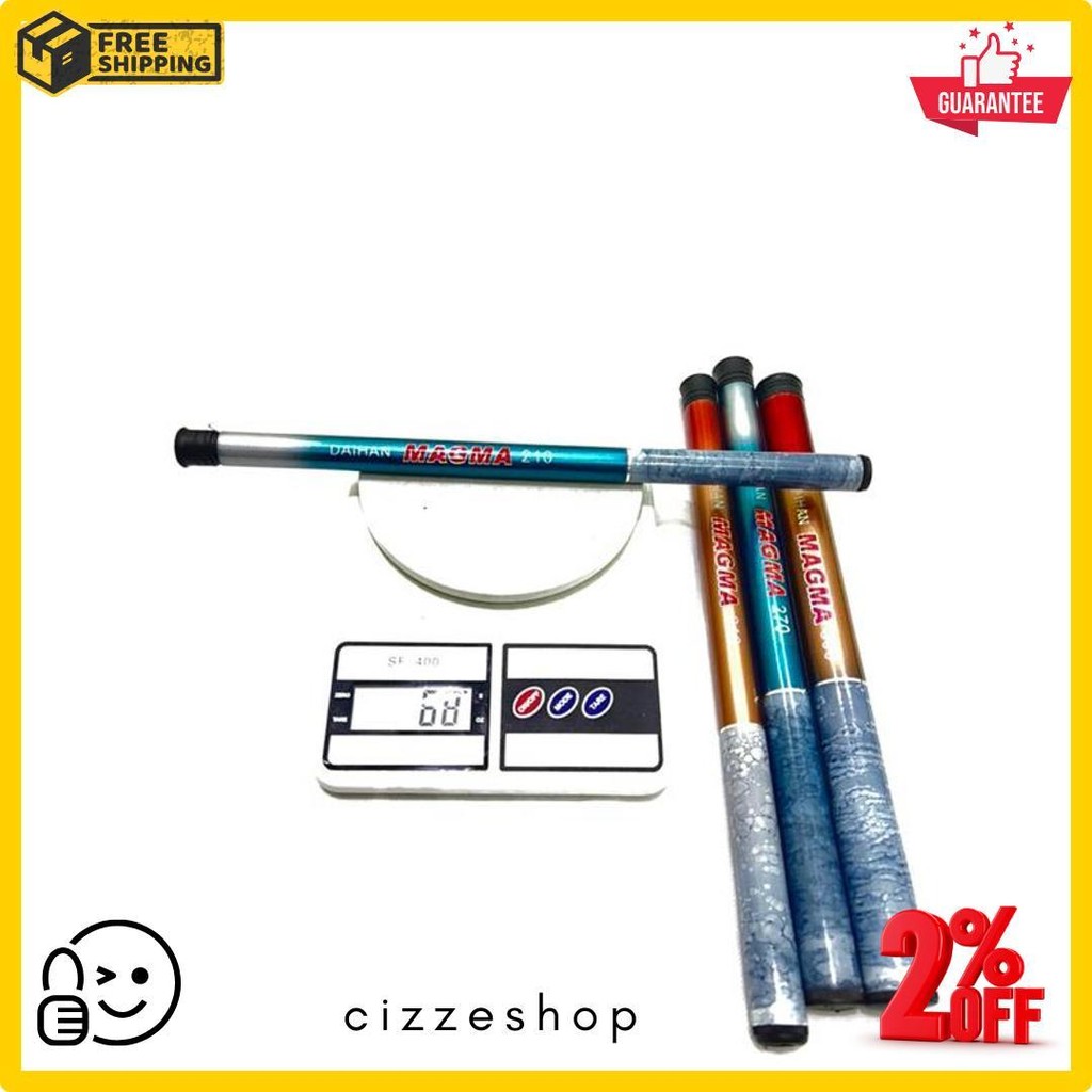 Joran Tegek Daihan Magma Ros Pendek 30Cm Walesan Pancing 210 240 270 300 Cm Diskon Setengah Harga