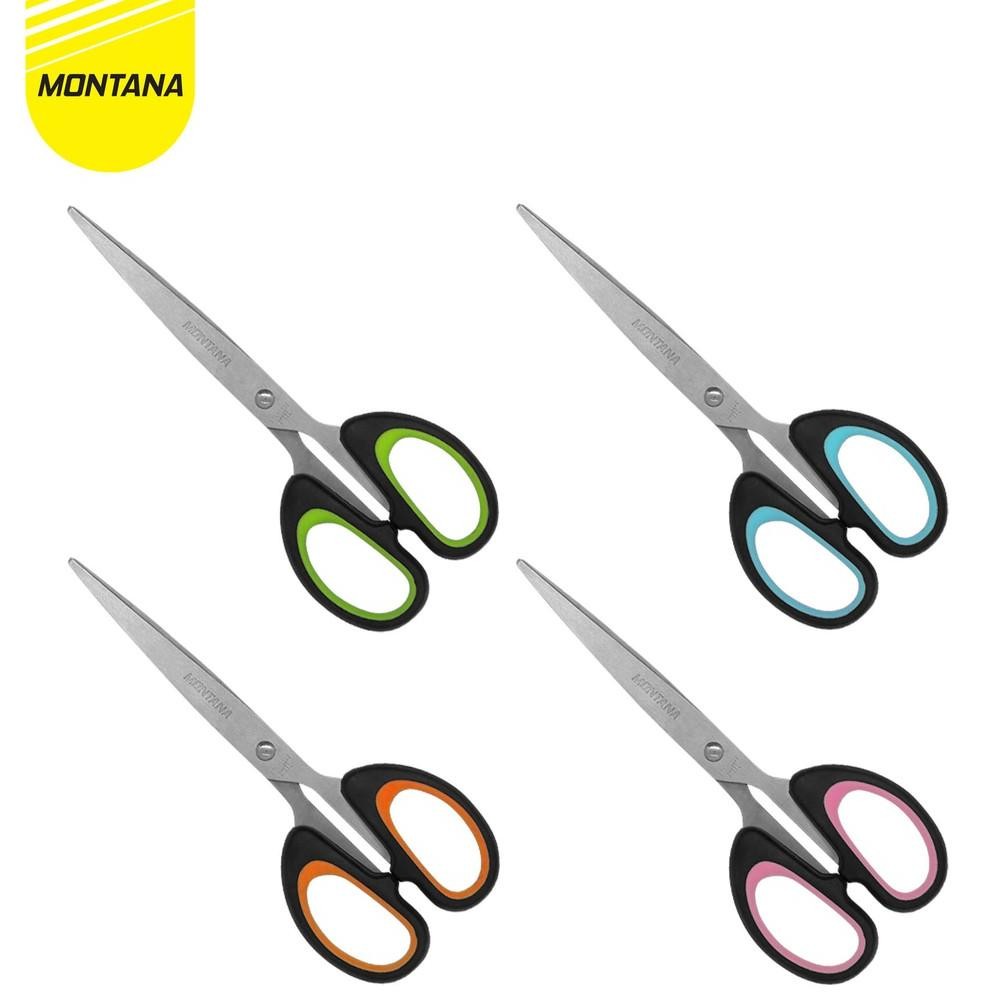

MONTANA SCISSORS GUNTING STAINLESS STEEL 16.5 CM MULTIPURPOSE KUAT TAJAM ANTI KARAT STL-565/RETAIL