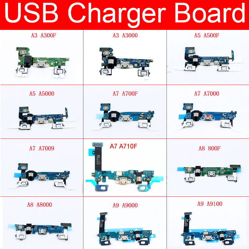 Papan pengisian daya usb untuk samsung galaxy a3 a5 a7 a8 a9 pro 2015 2016 a700f a710f a7000 a7009 a