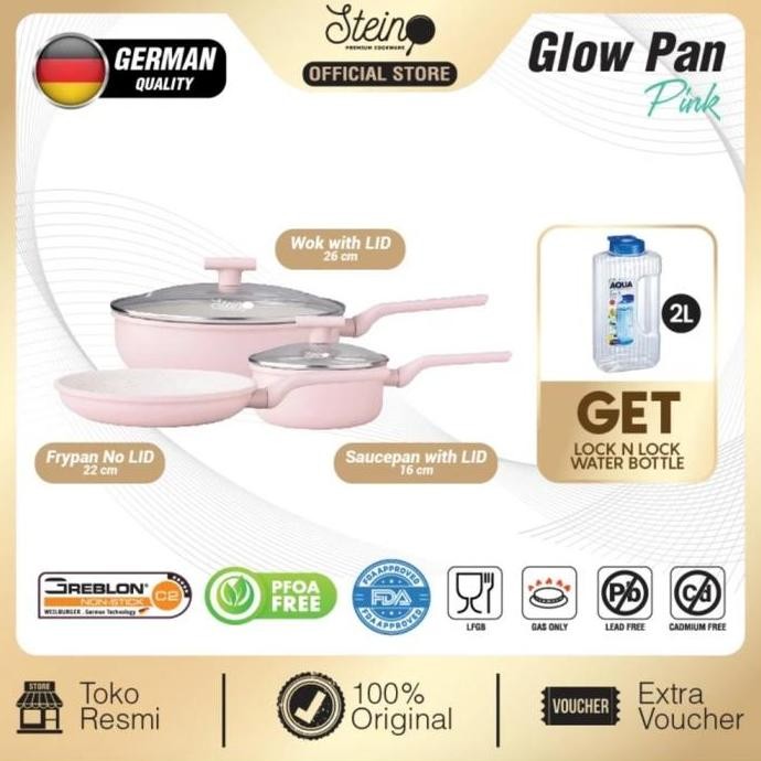 Stein Cookware Glow Pan / Paket Glowpan Stein Cookware