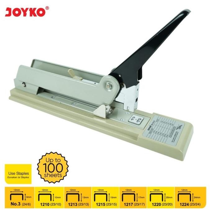 

Stapler Havy Duty Joyko Hd-12L/24 Besar / Mesin Staples Jilid Hd 12L 24 Panjang Co