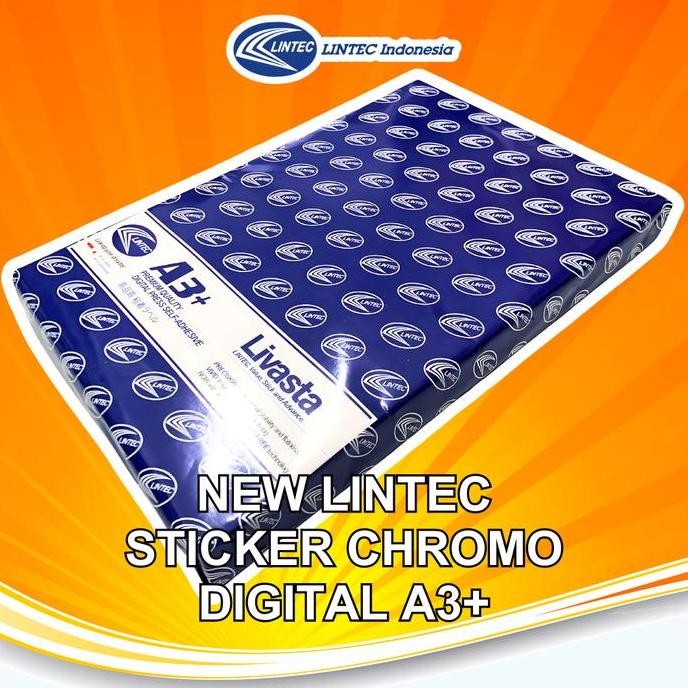 

Lin Sticker Label Chromo Bontak A3+ New Stiker Kromo Glossy Digital Print - Pack