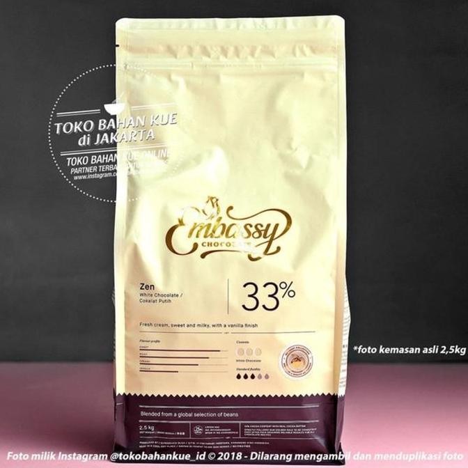 

Murah Tulip Easimelt White-Ivory Chocolate Couverture Coklat Putih 1Kg