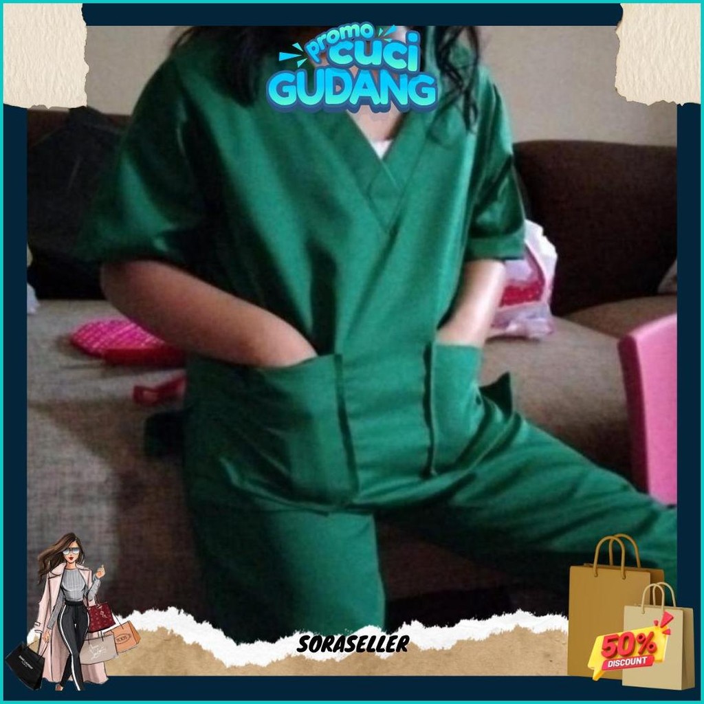 Baju Profesi Dokter Anak Tangan Pendek - Baju Dokter Kecil - Kostum Profesi Anak Sd / Tk Terlaris