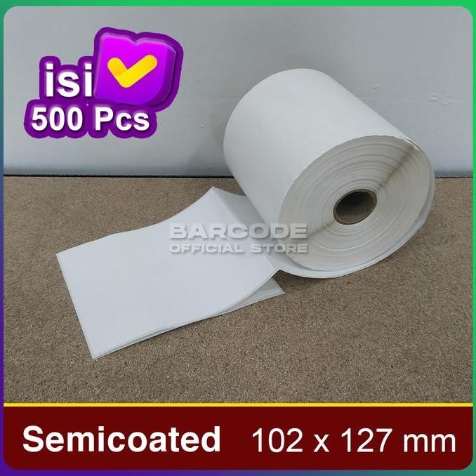 

Label Sticker Semicoated Ukuran 4x5 Inch / 102x127 mm Isi 500 Pcs