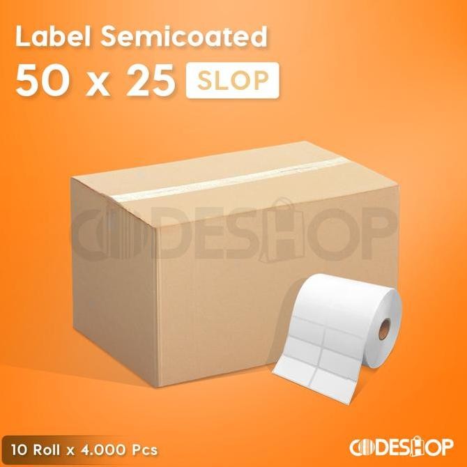 

1 Slop Isi 10 Label Harga 50 X 25 Semicoated 50X25 Mm 4000 Pcs Co