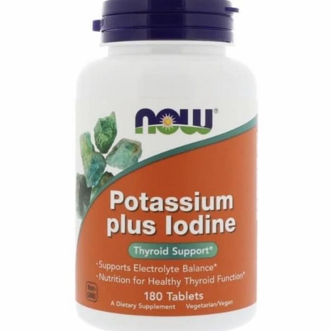 Now Potassium Iodine 180 Original Produk
