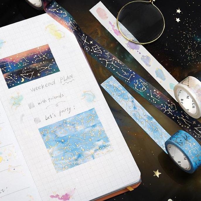 

BGM Light & Dark Cotellation Washi Tape