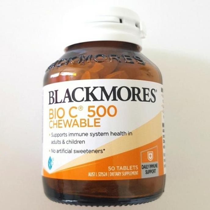 Blackmores Bio C Chewable 500 Mg 50 Tabs Vitamin C Vit C Original Produk
