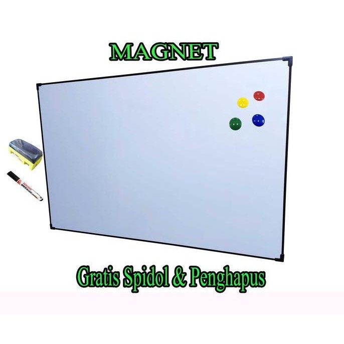 

TERBARU - papan tulis whiteboard 80x120cm