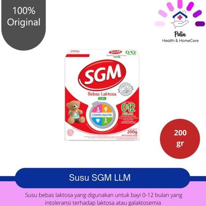 

SGM LLM (200 / 400 gr) / Susu Bebas Laktosa Untuk Bayi KS
