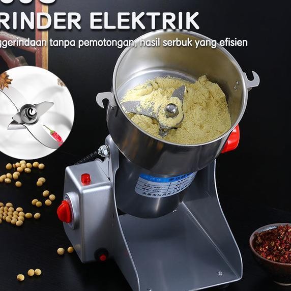 

Mesin Giling Bumbu Basah Kering Mesin Tepung Grinder 800 G