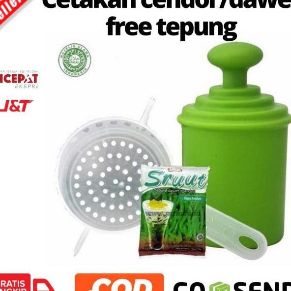

Alat Pembuat Cetakan Cendol Sruutdawet Free Tepung Cendol Sruut Tahan Panas Aman Dan Tahan Lama