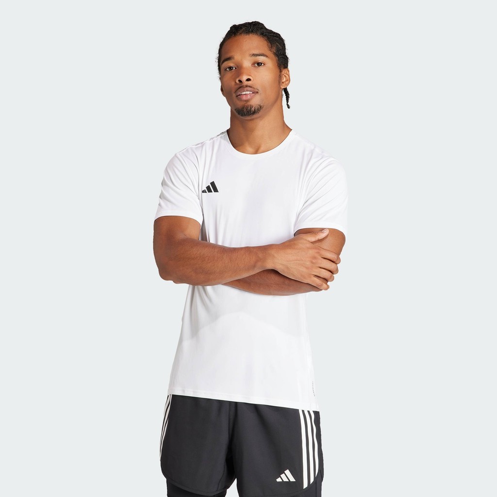 adidas Running Adizero Essentials Running Tee Men White IN1157