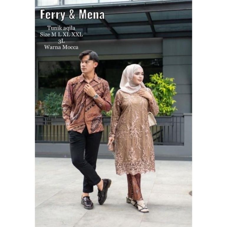 Kebaya Tunik syarini couple/Kebaya sarimbit/Kebaya Modern/Kebaya