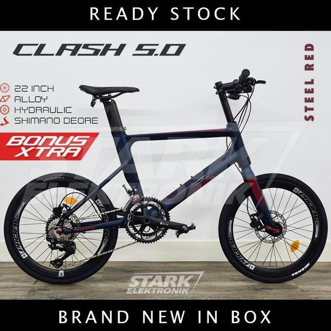 TERMURAH - Pacific Minivelo CLASH 5.0 Sepeda 22 inch Bike