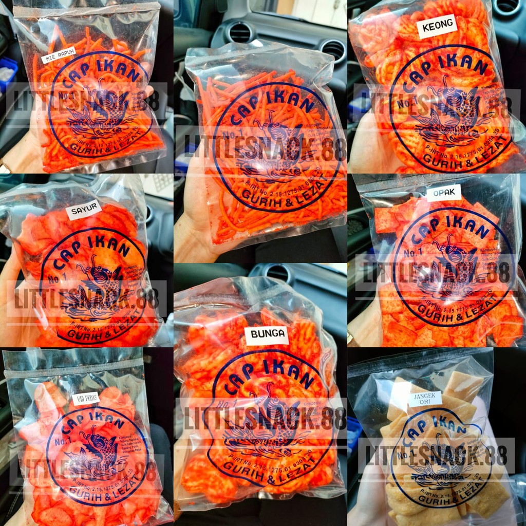 

KERUPUK CAP IKAN MIE LIDI 80GR BANYAK VARIAN RASA
