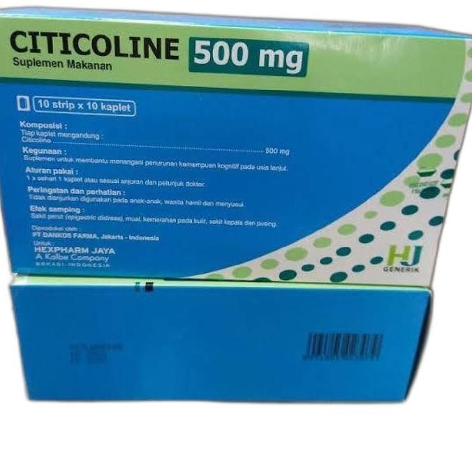 BEBAS ONGKIR - Citicoline 500 MG HJ (box)