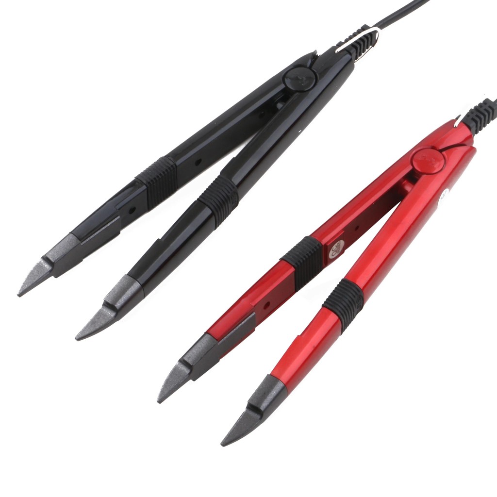 Hair Extension Iron Sharp Tip Fusion Connector Keratin Bonding Tools Adjustable Temperature Heat Con