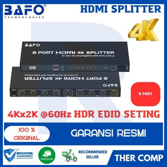 HDMI Splitter 8 Port Bafo