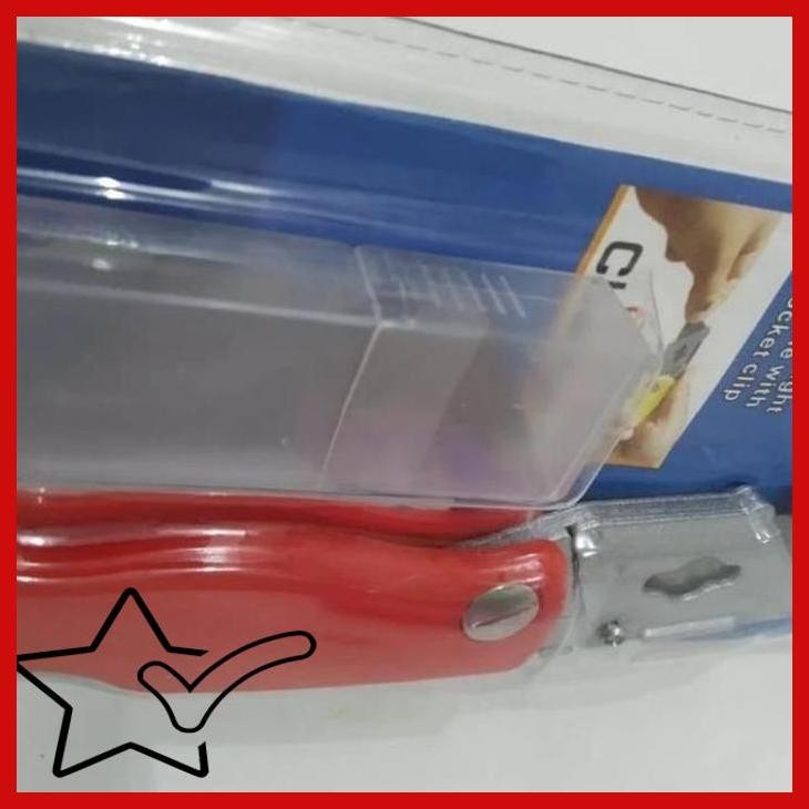 

[DMS] PISAU CUTTER CUTER KATER LIPAT FOLDABLE UTILITY KNIFE SERBA GUNA