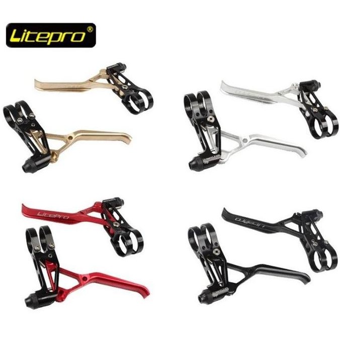 TERLARIS - Litepro Ultralight Handle Brake Lever - Tuas Rem Sepeda Lipat Original