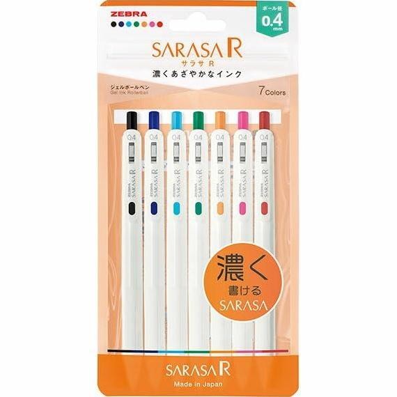 

TERBARU - Zebra Sarasa R 0.4mm Set 7 Colors Limited Edition JJS29-R1-7C