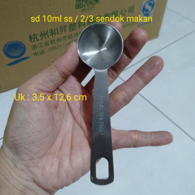 Sendok Ukur Stainless 10ml Sendok Takar Stainless 10ml