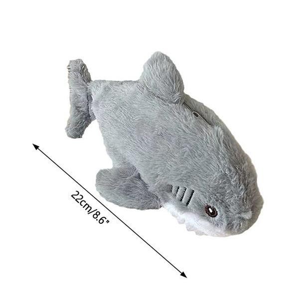 

Cute Fluffy Animal Shark Penguin Plush Doll Pencil Case / Pen Pouch - Tempat pensil / kosmetik / serbaguna seperti boneka