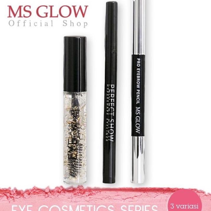 Eyes Series Ms Glow Ms Glow Eyebrow Pensil Alis Eyelash Serum Mata