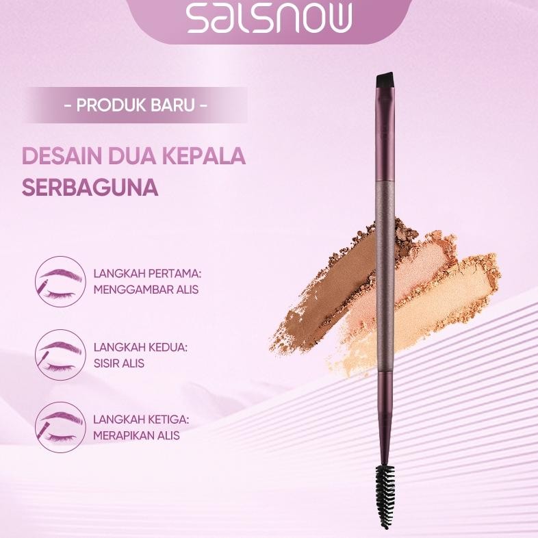 

baru salsnow kuas alis 2in1 - hasil 3d natural presisi dalam 3 langkah
