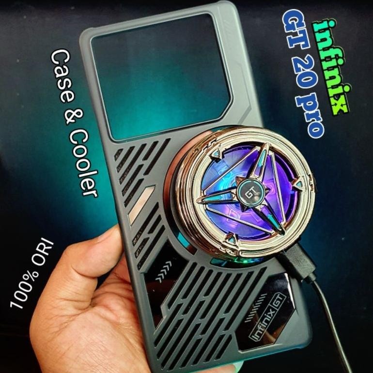 Cooler Gaming infinix GT 20 Pro || Case GT 20pro || Cooler Fan Kipas Pendingin HP Magnetic Universal