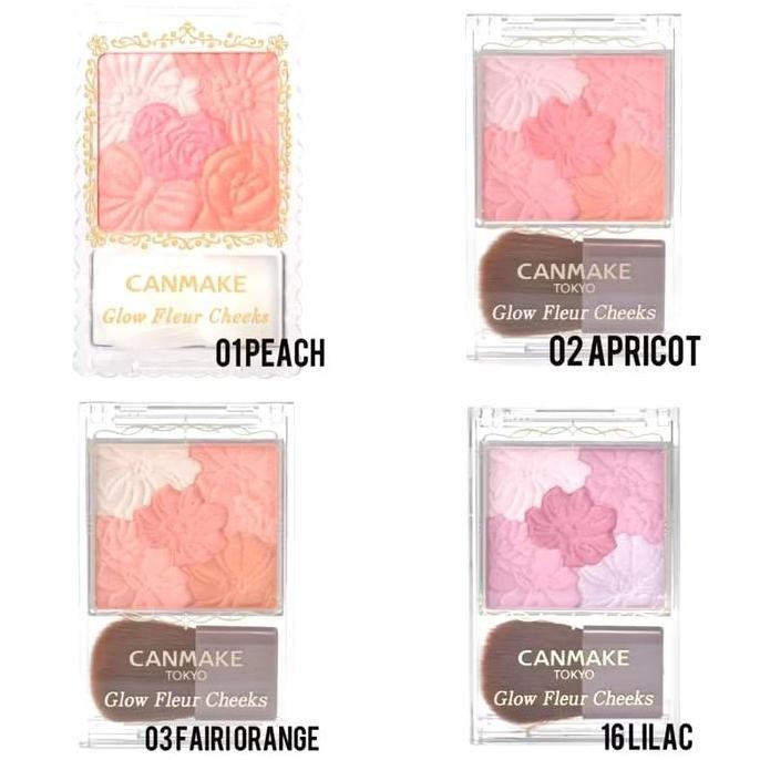 TERMURAH - Canmake Glow Fleur Cheeks jepang
