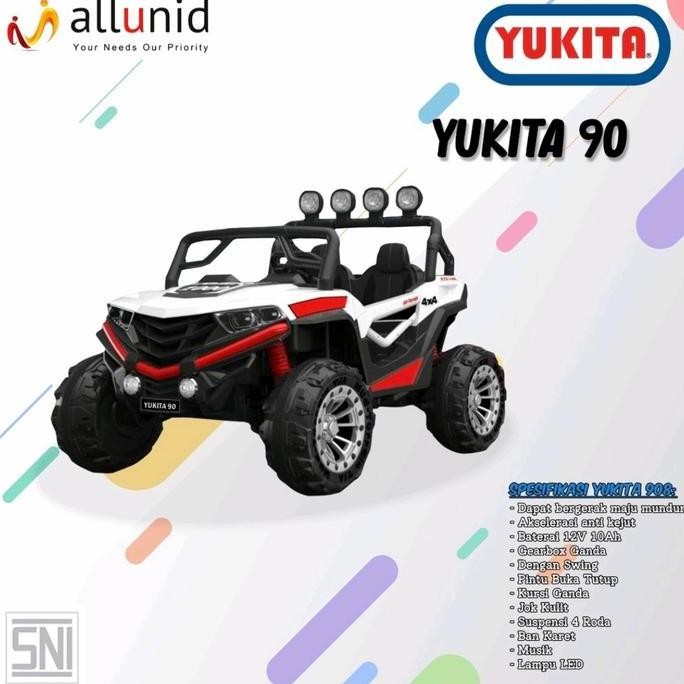Mainan anak Mobil aki Yukita 90 MURAH