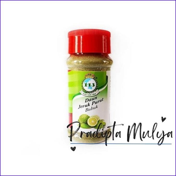 

Murah..!! Daun Jeruk Purut Bubuk / Kaffir Lime Leaves Powder