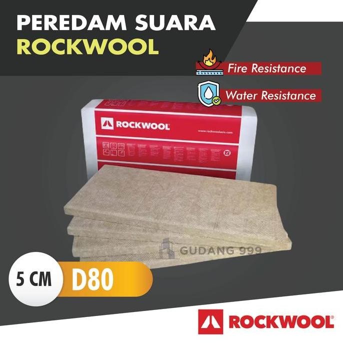 new   Peredam Suara / Rockwool D80 5cm / Rockwool / Peredam Ruangan / Rokwol