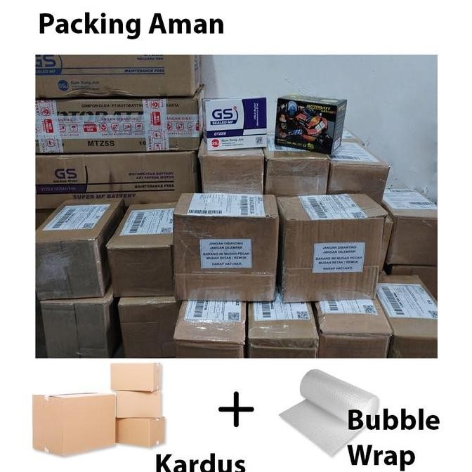 . Aki Motor Supra, Megapro Primus, Supra Fit New / Lama, Legenda GS GM5Z-3B MF Aki Kering Motor Yama