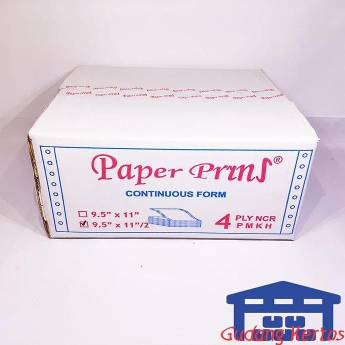 

TERBARU - CONTINUOUS FORM 91/2 X 11/2 4PLY PAPERPRYNS (BAGI 2)