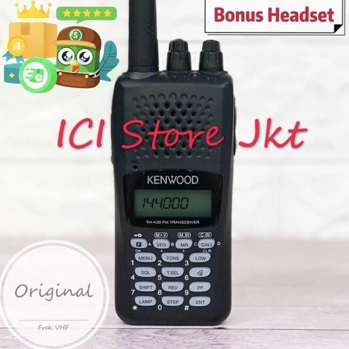 TERBARU - HT Kenwood TH-K20A (Original) /Ht Kenwood TH-K20A