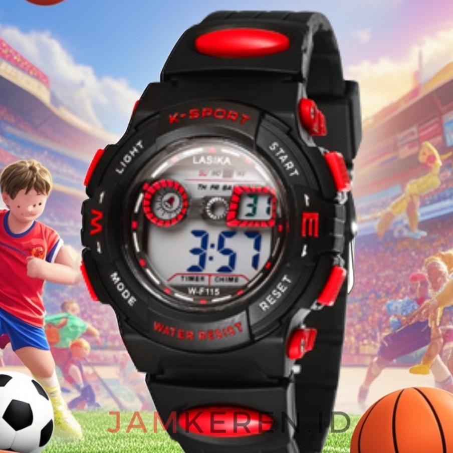 Lasika Jam Tangan Anak Laki Laki Jam Tangan Anti Air Jam Tangan Anak Laki Anti Air 7115 Wf115